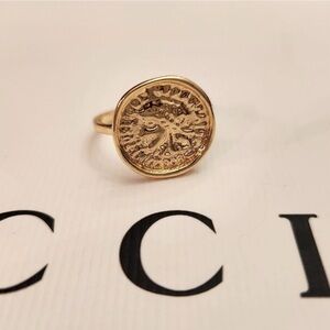 Gold Coin Ring